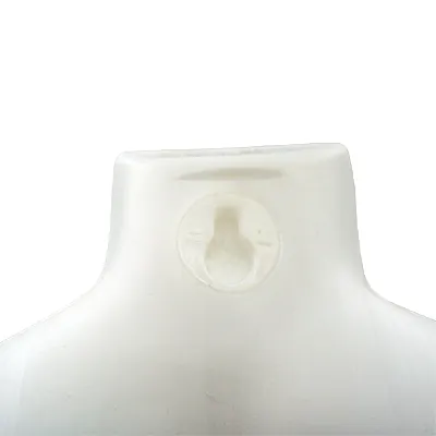 Buste homme plastique H 60 cm - Torse homme - Blanc - Bustes mannequins hommes-4