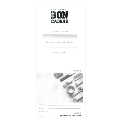 Bon cadeau Barbier 12 x 12 cm avec enveloppe - Bons cadeaux-3