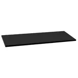 Tablette droite bois mélaminé 90 x 40 cm ép. 19 mm, chants droits minces, pour Gamme Square - Noir mat - Tablettes Bois mélaminé