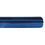 Film métallisé réversible polypropylène bleu 70 cm x 50 m 30µ - Revêtements, Tissus et Rideaux
