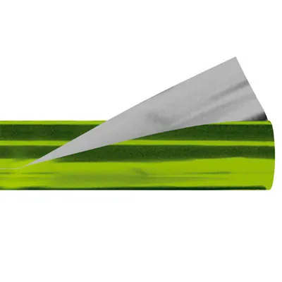 Film métallisé réversible polypropylène vert 70 cm x 50 m 30µ - Films métallisés réversibles polypropylène 
