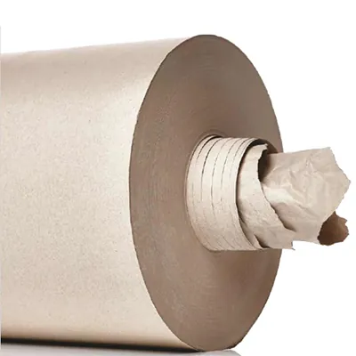 Papier de calage à dévidage central laize 35 cm x 450 m - Kraft, carton ondulé