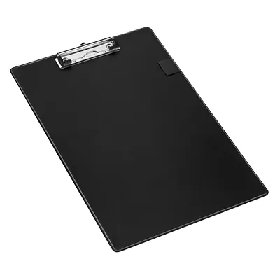 Porte-bloc à pince - A4 - noir - 35 x 23 cm - Porte-blocs et Porte-documents