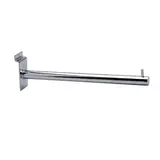 Bras droit pour fond rainuré L 30 cm métal chromé tube rond ø 20 mm - Échelles Wall