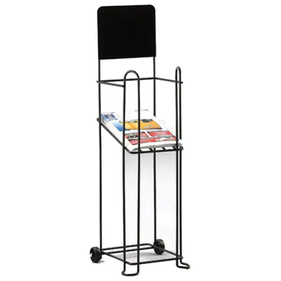 Présentoir revues A4  - Porte-brochures sur pied-2