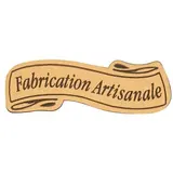 Étiquette adhésive Fabrication artisanale Or 35 x 13 mm - Boîte de 1000 - Étiquettes produits alimentaires