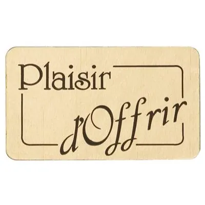 Étiquettes cadeaux adhésives Plaisir d'offrir or brillant - Paquet de 1000 - Étiquettes cadeaux adhésives