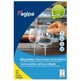 Étiquettes adhésives amovibles  - Étiquettes adhésives neutres