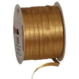 Ruban satin beige doré double face 6 mm x 91 m - Rubans cadeaux, Rubans tissu, Cordons