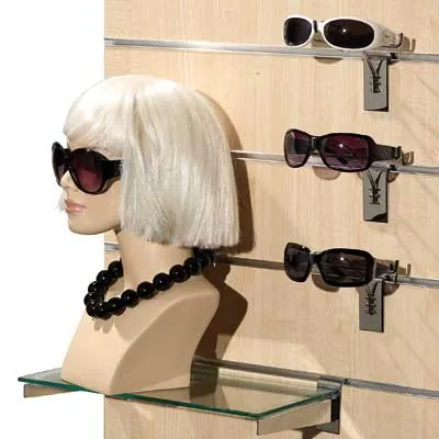 Tête mannequin femme avec torse H 42 cm Fibre de verre - Tête pour perruque, chapeau - Chair - Têtes mannequin, têtes à perruque-2