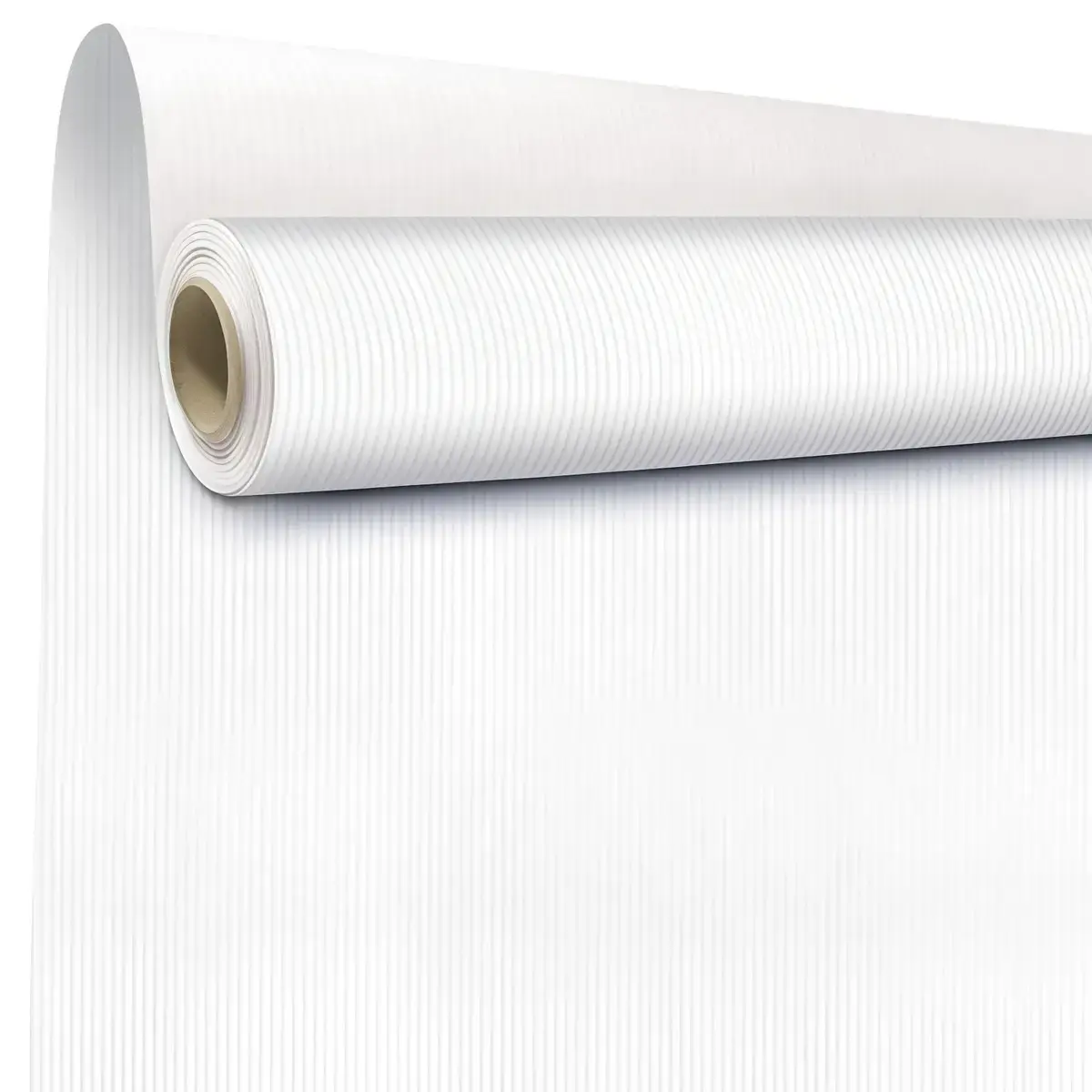 Papier cadeau kraft vergé blanc uni 80 cm x 100 m 60 g/m² – le rouleau - Papiers cadeaux kraft, Papiers cadeaux unis