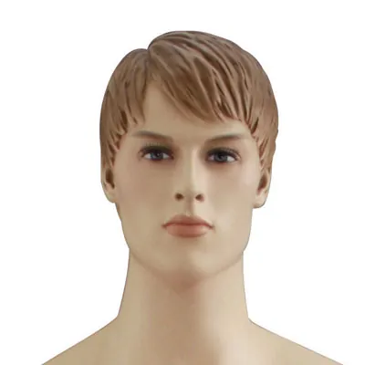 Mannequin homme, cheveux sculptés châtain claire - Mannequins cheveux sculptés-2