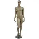 Mannequin femme afro, cheveux sculptés, bras le long du corps - Mannequins femmes
