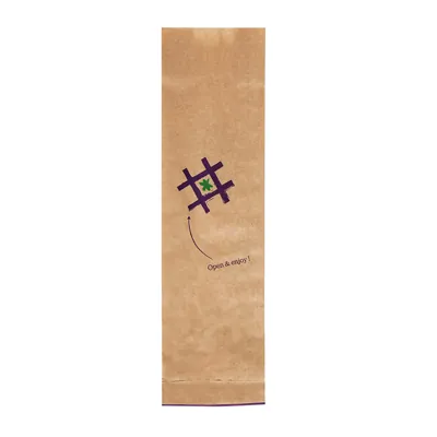 Sac sandwich papier kraft brun 10 x 6 x 34 cm - Sachet sandwich - Lot de 1000 - Emballage sandwich-2