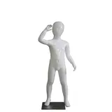 Mannequin enfant laqué 4/5 ans bras droit levé - Mannequins enfants