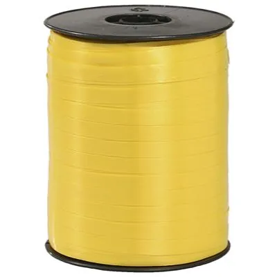 Bolduc jaune standard 7 mm x 500 m polypropylène - Bolducs unis