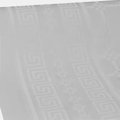 Nappe damassée déperlante - Nappe jetable - Nappe papier - Argent - Rouleau de 1,18 x 25 m - Nappes papier, Nappes jetables-2