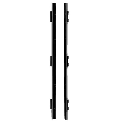 Profils U noir sablé 80 cm - Ligne Store noir Sablé pas de 25 mm