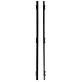 Profils U noir sablé 120 cm