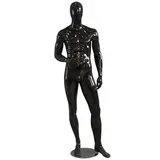 Mannequin homme, finition laquée, main droite sur la hanche