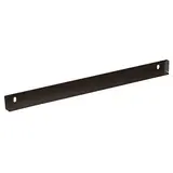 Support tablette bois amovible noir sablé pour embase 37 cm - Ligne Store noir Sablé pas de 25 mm