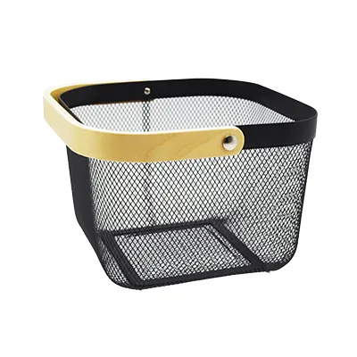 Panier libre-service métal mesh carré 8 litres - Paniers magasin-4