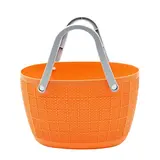 Panier libre-service orange 17 litres - Paniers magasin
