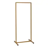 Portant droit fixe 60 x 152 cm or - Portants à vêtements droits