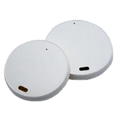 Couvercle carton pour gobelet carton ø 9 cm avec bec buveur - Lot de 50 - Gobelets carton, Gobelets café