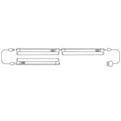 Réglette led avec interrupteur, 10 watts - Ampoules-2