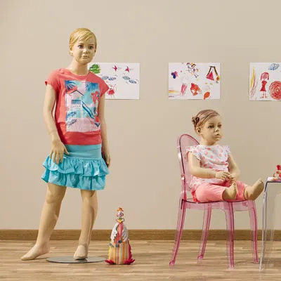 Mannequin enfant fille 6/8 ans - Mannequins enfants-3