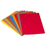 Pochette chemise - Chemise dossier A4 210g 24 x 32 cm Exacompta Rock's - Coloris assortis - Lot de 10 - Chemises à élastique, Chemises dossier
