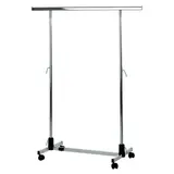 Portant droit - L 120 + 2 rallonges 33 cm - hauteur réglable 110/180 cm - Portants à vêtements droits