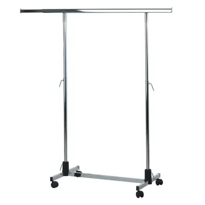 Portant droit - L 120 + 2 rallonges 33 cm - hauteur réglable 110/180 cm - Portants à vêtements droits-2
