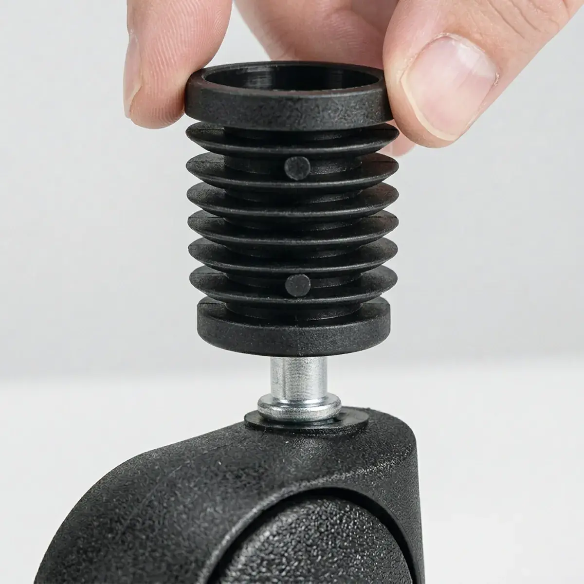 Roulette avec insert ø 50 mm pour pied soldeur corbeille - Lot de 4 - Bacs soldeurs, Bacs de fouille-3