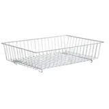 Soldeur corbeille métal chromé 95 x 65 x 20 cm - Panier soldeur - Bacs soldeurs, Bacs de fouille