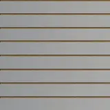 Panneau rainuré entraxe 15 cm 120 x 120 cm ép. 18 mm MDF - Gris clair – Lot de 2