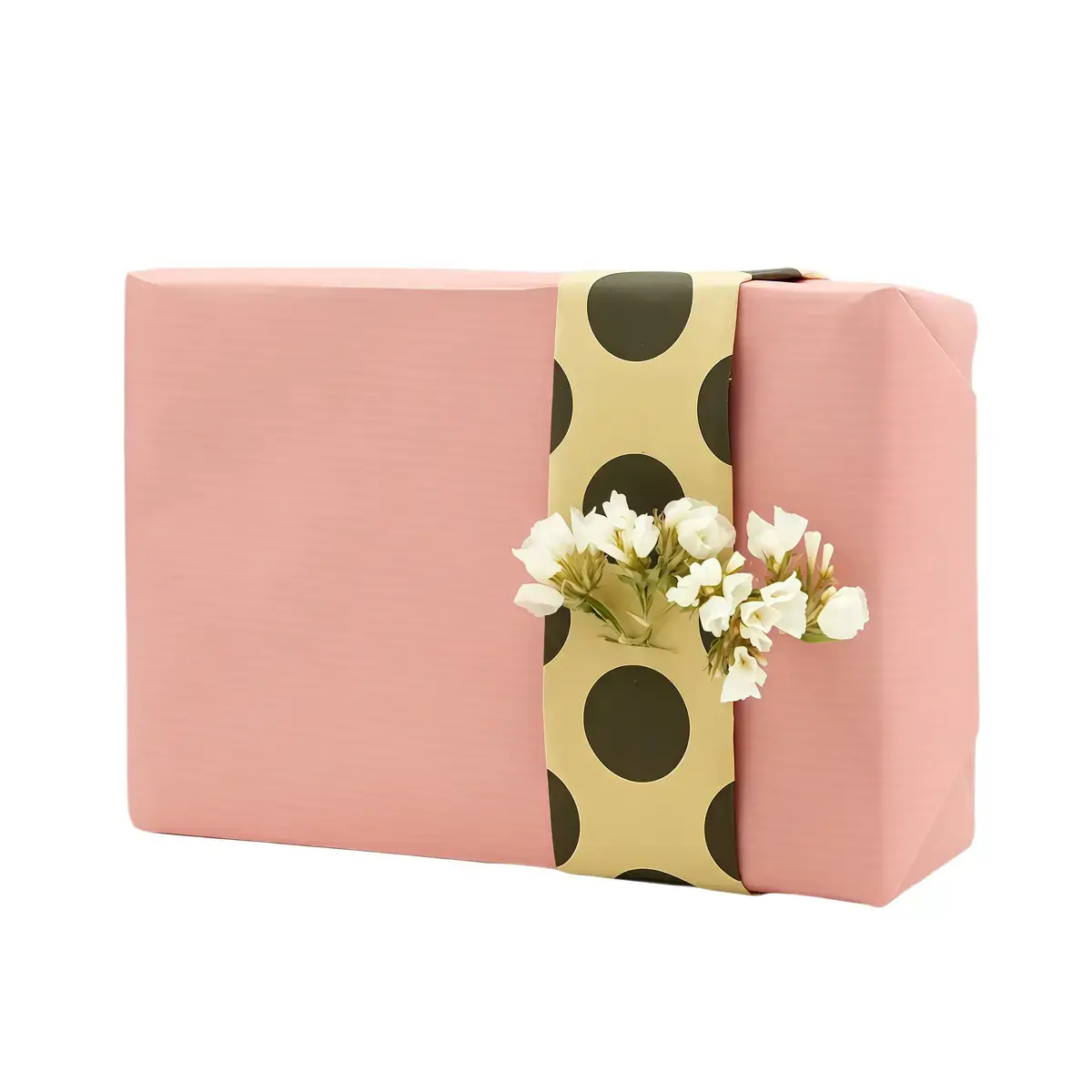 Papier cadeau kraft vergé rose poudré uni 70 cm x 100 m 60 g/m² – le rouleau - Papiers cadeaux kraft, Papiers cadeaux unis-3