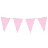 Guirlande 20 fanions - Octobre rose