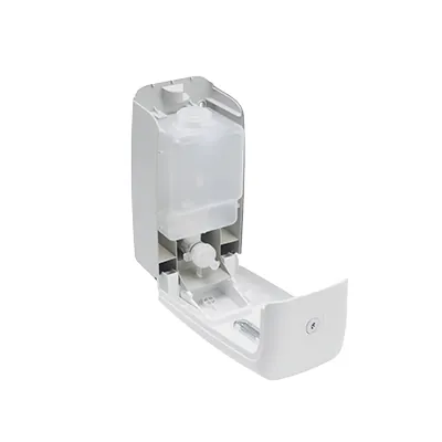 Distributeur de savon liquide mural professionnel ABS 800ml blanc - Distributeur de savon-3