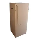 Carton penderie - Caisse penderie carton double cannelure 50 x 50 x 120 cm - Caisses américaines cartons