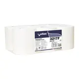 Papier essuie-mains à dévidage central Celtex 2 plis – Bobine d'essuyage 450 formats – Lot de 6 rouleaux