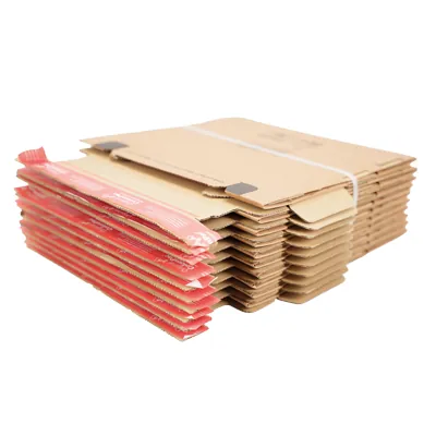 Carton d'expédition sécurisés aller retour Brun Format L 33,6x24,1x14cm - Boîte carton - Lot de 10 - Cartons d'expédition, Boîtes carton-2