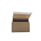 Carton d'expédition brun avec bande adhésive 17,5 x 10,5 x 10 cm - Boîte carton - Lot de 20 - Cartons d'expédition, Boîtes carton