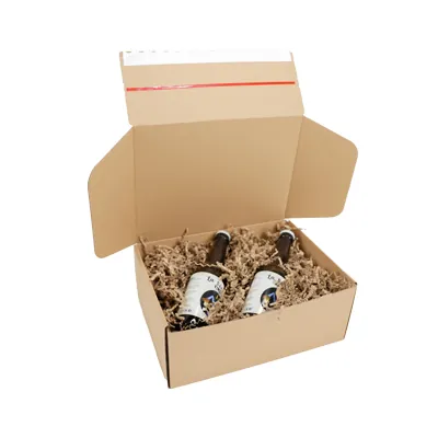 Carton d'expédition brun avec bande adhésive 31 x 22 x 12 cm - Boîte carton - Lot de 20 - Cartons d'expédition, Boîtes carton-8
