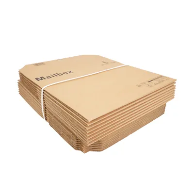 Carton d'expédition postal Brun 39,5 x 25 x 14 cm - Boîte carton - Lot de 15 - Cartons d'expédition, Boîtes carton-2