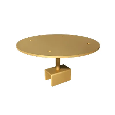 Support pour tablette - Or - ø 16 x H 8,8 cm - Ligne Square 25 or
