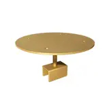 Support pour tablette - Or - ø 16 x H 8,8 cm - Ligne Square 25 or