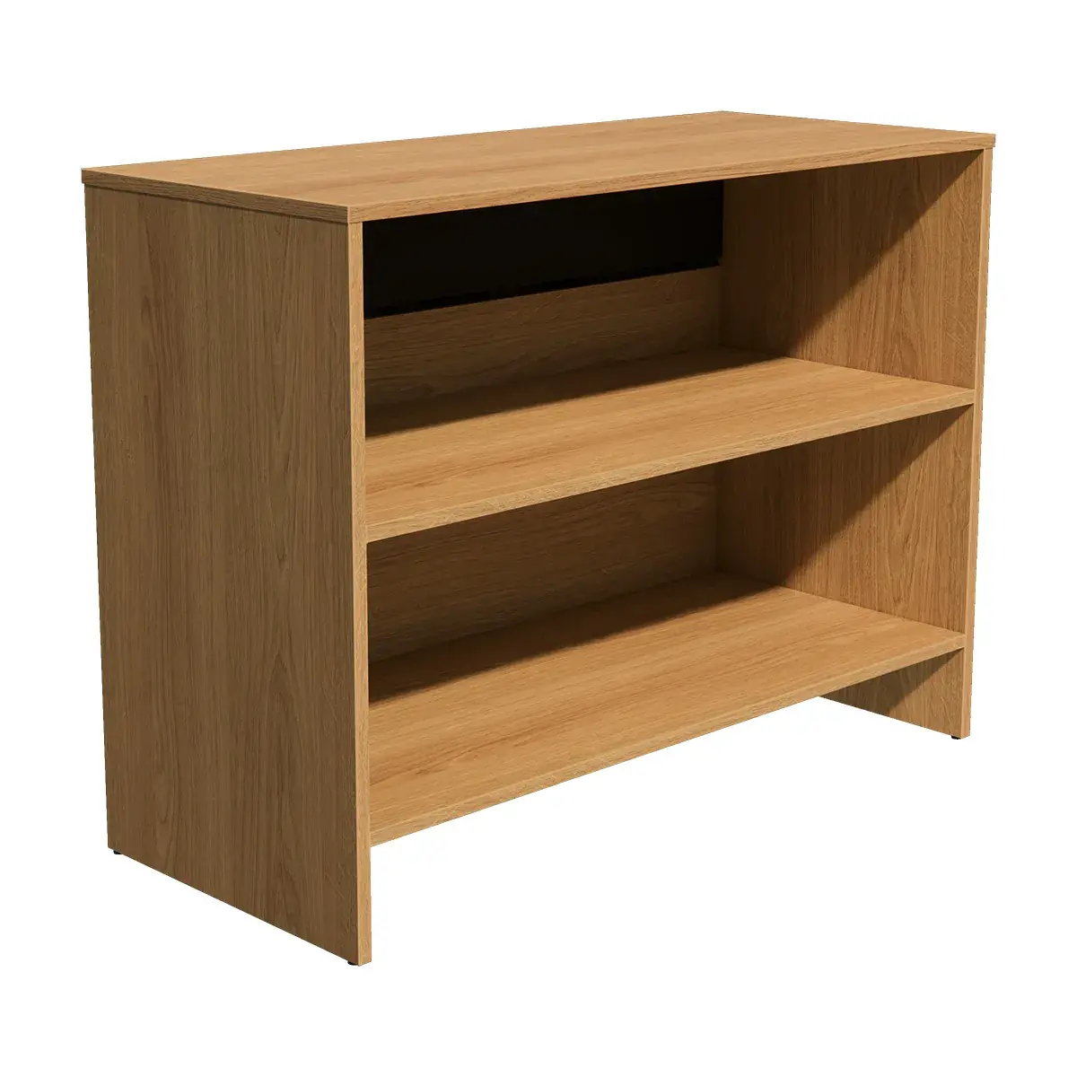 Comptoir magasin bois mélaminé Easy Chêne Corbridge - 117 x 51 x 88 cm - Comptoirs Easy-2