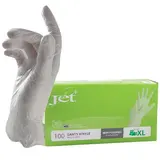 Gants vinyle naturel non poudrés ambidextres - taille XL - Gants jetables